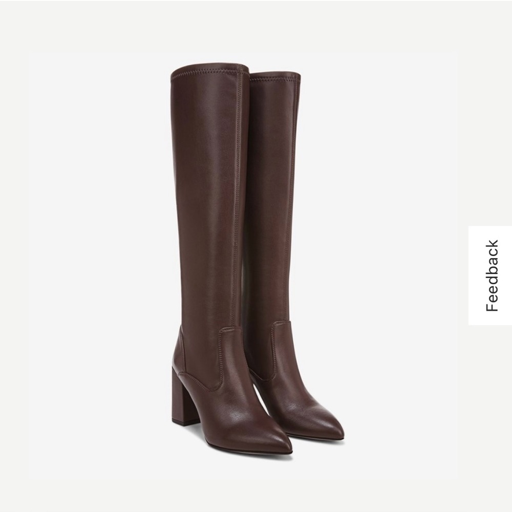 Franco Sarto Brown Knee-High Boots
